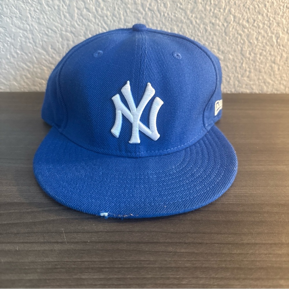 New Era Blue Cap with White Logo